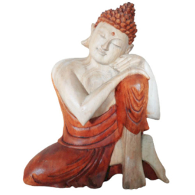 Ručno Izrezbarena Buddha Statua - Razmišljanje 30cm