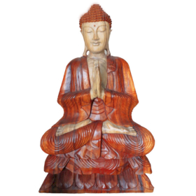 Ručno Izrezbarena Buddha Statua - Molitva 80cm