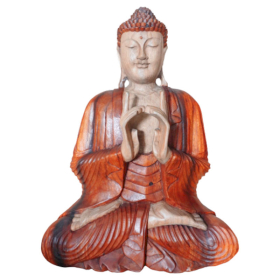 Ručno Izrezbarena Buddha Statua - Dvije Ruke 60cm