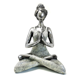 Figure Yoga Dame - Srebrna i Bijela 24cm