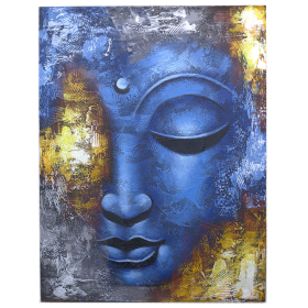 Slika Bude - Plavo Lice - Abstrakt
