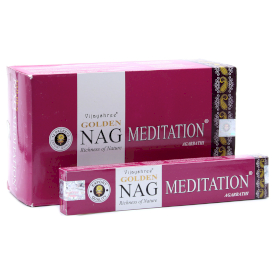 12x Golden Nag Mirisni Štapići 15g - Meditacija