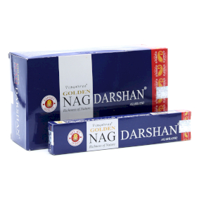 12x Golden Nag Mirisni Štapići 15g - Darshan