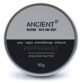 Aromaterapijski Shea Maslac za Tijelo 90g - Peppermint