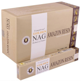 12x Golden Nag Mirisni Štapići - Amazonska Smola (Breuzinho)