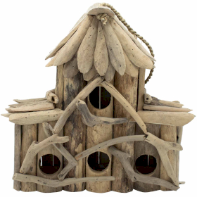 Kućica za Ptice od Naplavljenog Drva - Kuća