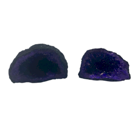 Kalcitne Geode u Boji - Crni Kamen - Ljubičasta