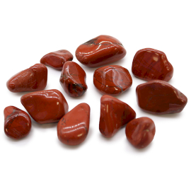12x Srednje Afričko Kamenje - Jaspis - Crvena