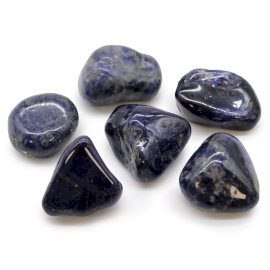 6x Veliko Afričko Kamenje - Sodalit - Čista Plava