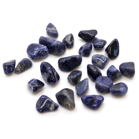 24x Malo Afričko Kamenje - Sodalit - Čista Plava