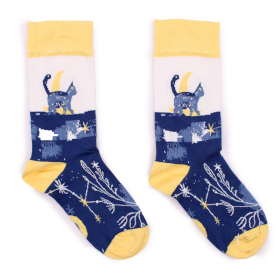 3x Hop Hare Čarape od Bambusa (36-40) - Ponoćna Mačka
