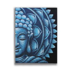 Slika Buda Mandala 60x80cm - Plava