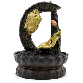 Stolna Fontana - Zlatni Buddha i Lotus 30cm