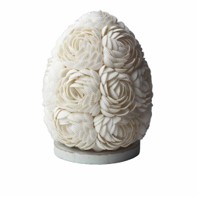 Boho Lampa od Morskih Školjki - Ruže - Ovalna - 15cm
