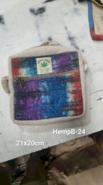 Tie-Dye Hemp Messenger Torbica sa Zipom