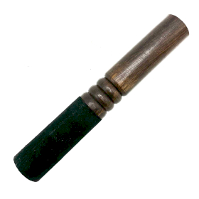 Drveni Štap - 17 cm - Srednji Dvostruki Prsten