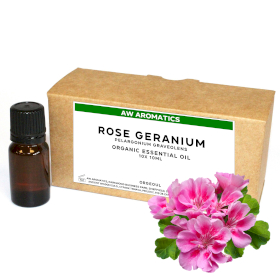 10x Ružin Geranij - Organsko Eterično Ulje 10 ml - Neoznačeno