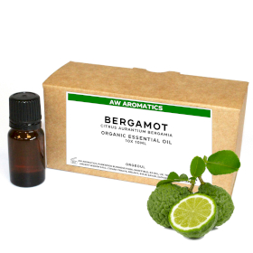 10x Bergamot - Organsko Eterično Ulje 10 ml - Neoznačeno