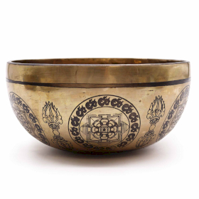 Tibetanska Iscjeljujuća Zdjela - 21cm - 5 Buddha