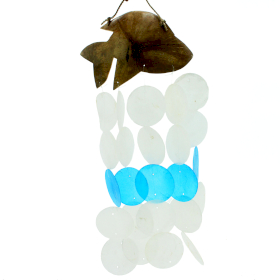Vjetreno Zvono - Kokos i Školjke - Plavi Delfini - 30cm