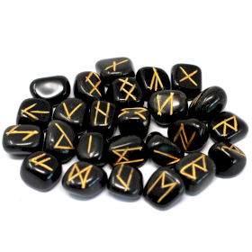 Indijske Rune u Vrećici - Crni Ahat