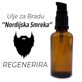 10x Neoznačeno Ulje za Bradu 50ml - Nordijska Smreka