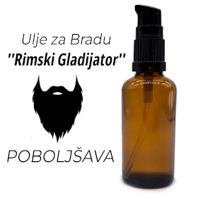 10x Neoznačeno Ulje za Bradu 50ml - Rimski Gladijator