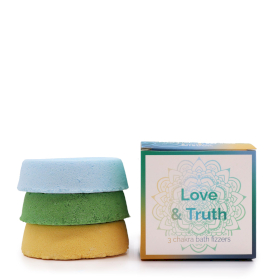 3x Čakra Tablete za Kupanje - Mala Kutija - Love & Truth