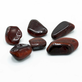 6x Afrički Dragi Kamen Tigrovo Oko - Crvena - Veličina 8 - 30 mm