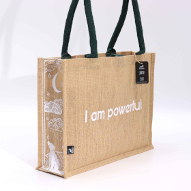 5x Hop Hare Jutena Torba - I am Powerful