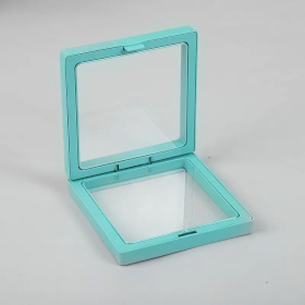 10x Mali 3D Okvir s Fleksibilnom Folijom 7x7 cm - Tirkizna