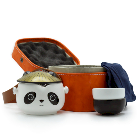 Panda Set Čajnika - Dvije Šalice - Putni Paket