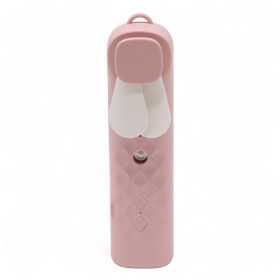 Ružičasti Nano Mist Ventilator i Sprej za Lice - USB Punjenje