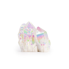 Srednji Obogaćeni Kvarc - Aura Angel Kvarc (približno 100-150g, 7-10 cm)