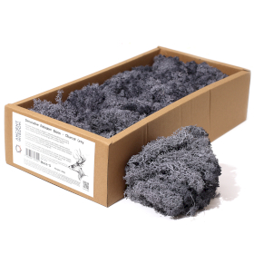 Kvalitetna Dekorativna Mahovina - Ugljeno Siva - 635g Kutija