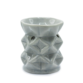 3x Geometrijska Aroma Lampa - Siva