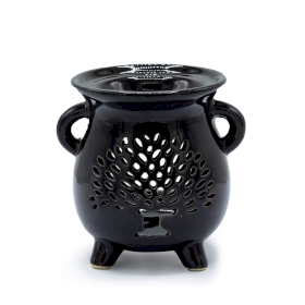 3x Kotlić Aroma Lampa - Drvo Života - Crna
