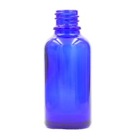 70x Plava Staklena Bočica 100ml - Bez Čepa