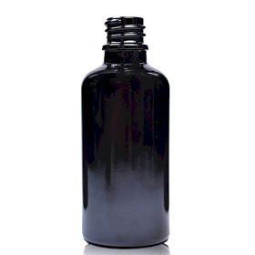 70x Crna Staklena Bočica 100ml - Bez Čepa
