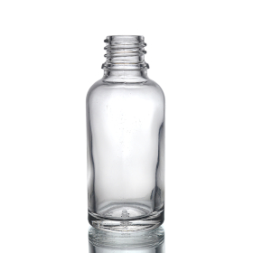 110x Prozirna Staklena Bočica 30ml - Bez Čepa