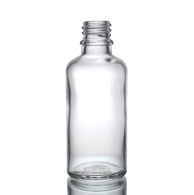 88x Prozirna Staklena Bočica 50ml - Bez Čepa