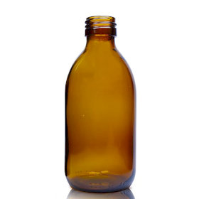 54x Jantarna Staklena Farmaceutska Boca 250ml- Bez Čepa