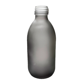 36x Matirano Siva Staklena Farmaceutska Boca  300ml- Bez Čepa
