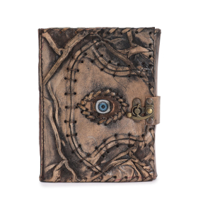 Smeđi Dnevnik - Zlo Oko - 160 Listova S Rubovima - 17x12.5 cm