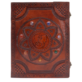 Veliki Dnevnik - Čakra Kamenje, Zmaj i Mandala 100 stranica - 25x34 cm