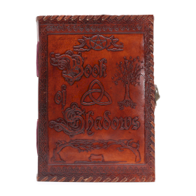 Book of Shadows Dnevnik - Tamno Smeđa - 200 stranica s rubovima - 25x18x3cm