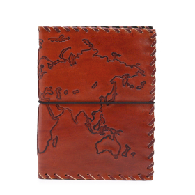 Putni Dnevnik s omotom - Svijetlo Smeđa - 96 stranica - 17x13cm