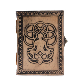Buda - Ezoterični Dnevnik - Smeđa - 200 stranica Prošiveni Rub - 17.5x12.5x3cm
