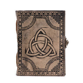 Krug Triquetra - Ezoterični Dnevnik - Smeđa - 200 stranica Prošiveni Rub - 17.5x12.5x3cm