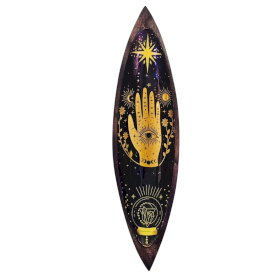 Emajlirana Posuda za Tamjan - Drvo Manga - Hamsa